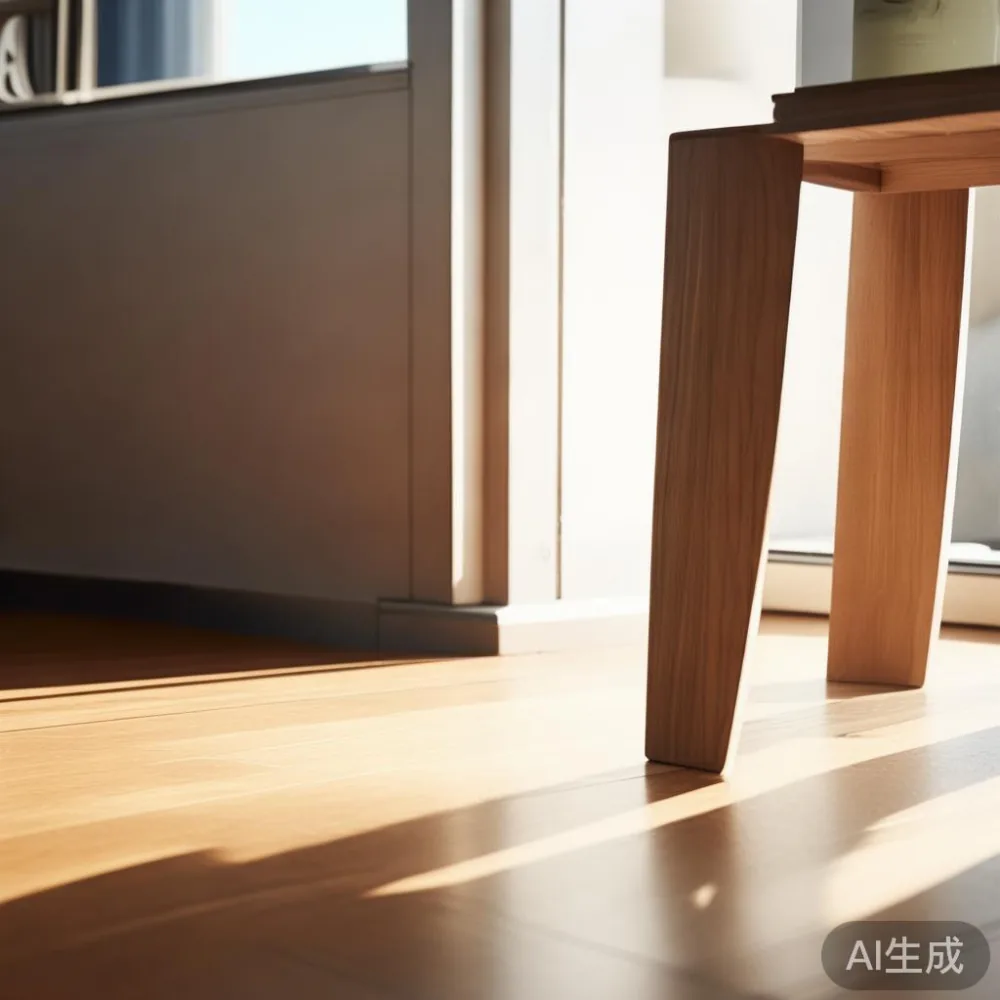 커피 테이블 주문부터 설치까지, 온라인 가구를 선택하는 현실적인 방법 — corner of a small condo apartment with wooden fl