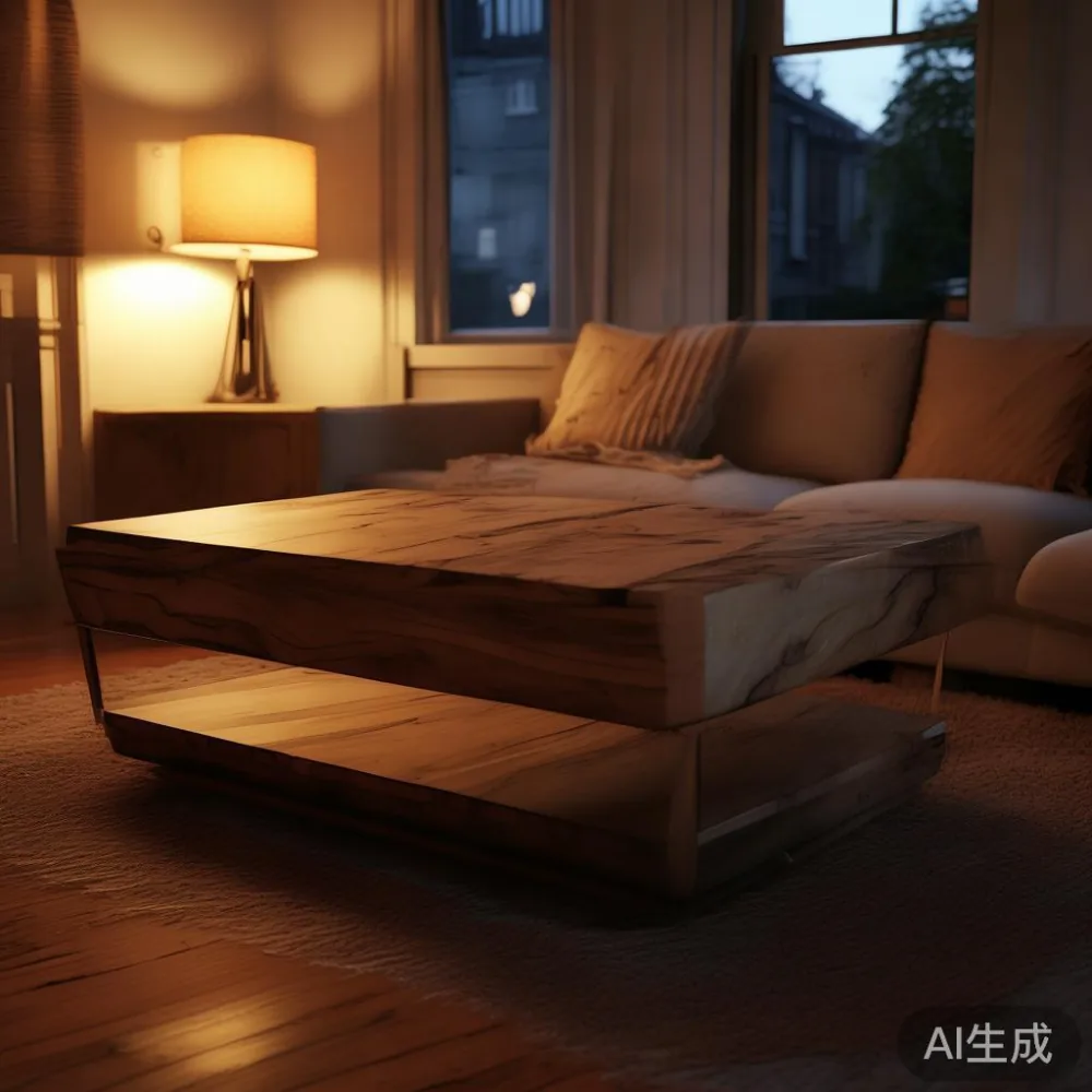 어떻게 가구 보증서를 똑똑하게 읽을까? 한국 소비자 가이드 — room setting at dusk with warm lamp light, film 