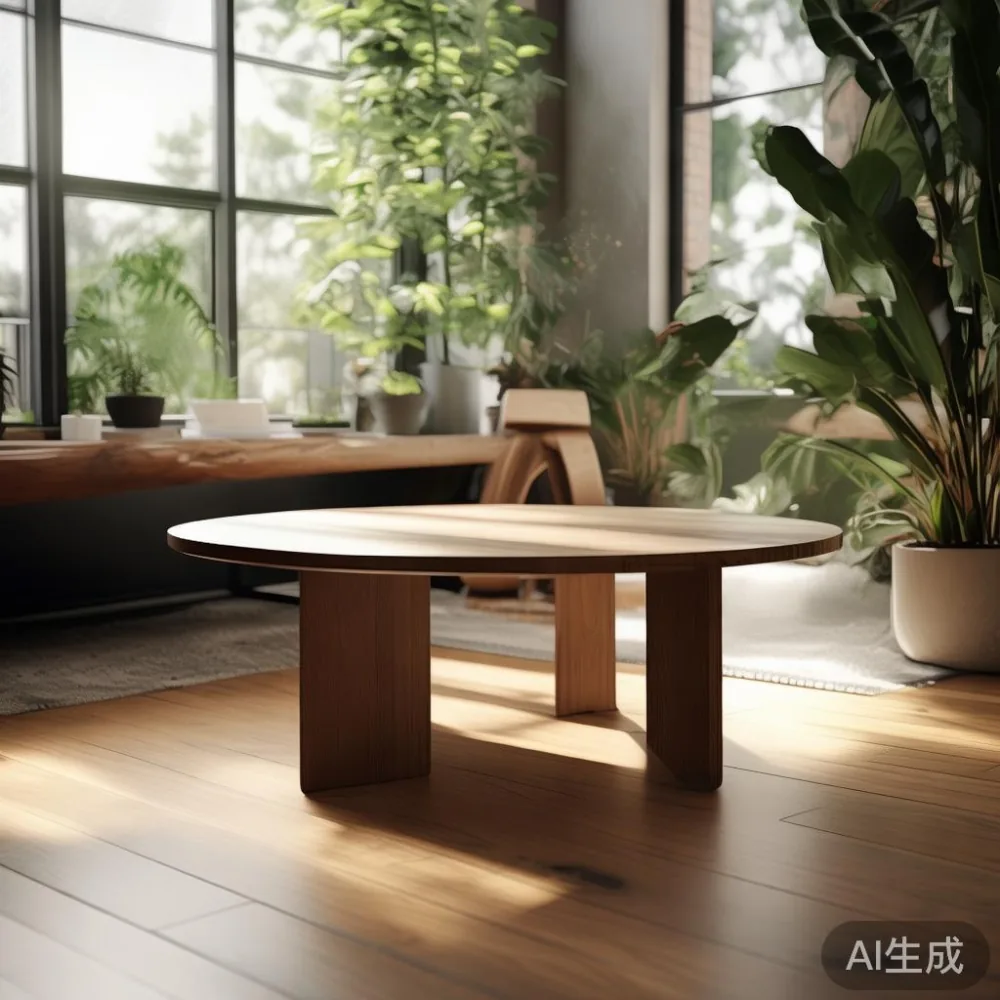 좁은 아파트도 넓어 보이게 하는 협탁 활용법 — corner of a small condo apartment with wooden fl